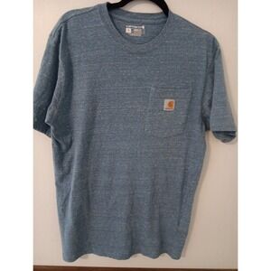 Carhartt‎ T-Shirt Loose Fit   Blue Mens  Sz. S